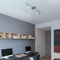 LED Fixed Rail by AFX Lighting - Gramercy Collection, Satin Nickel Finish - GRAF4450L30WH
