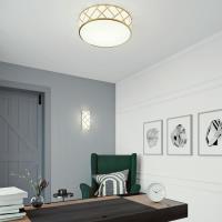 LED Flush Mount by AFX Lighting - Haven Collection, Black Finish - HVNF17LAJUDBK