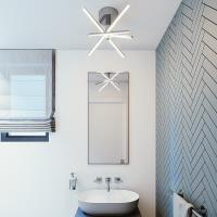 LED Semi-Flush Mount by AFX Lighting - Jaxx Collection, Polished Chrome Finish - JAXF1515L30D1PC