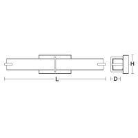 LED Vanity by AFX Lighting - Miller Collection, Satin Nickel Finish - MLRV3805LAJD1SN