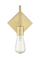 LED Wall Sconce by Innovations - Auralume Collection, Satin Brass Finish - 425-1W-SB-LED