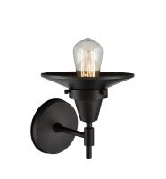 One Light Wall Sconce by Innovations - Caden Collection, Matte Black Finish - 447-1W-BK-M6-BK