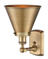 One Light Wall Sconce by Innovations - Ballston Urban Collection, Brushed Brass Finish - 916-1W-BB-M13-BB
