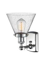 One Light Wall Sconce by Innovations - Ballston Urban Collection, Polished Chrome Finish - 916-1W-PC-G44