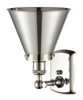 One Light Wall Sconce by Innovations - Ballston Urban Collection, Polished Nickel Finish - 916-1W-PN-M13-PN