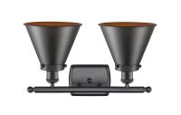 Two Light Bath Vanity by Innovations - Ballston Urban Collection, Oil Rubbed Bronze Finish - 916-2W-OB-M13