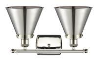 Two Light Bath Vanity by Innovations - Ballston Urban Collection, Polished Nickel Finish - 916-2W-PN-M13-PN