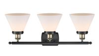 LED Bath Vanity by Innovations - Ballston Urban Collection, Black Antique Brass Finish - 916-3W-BAB-G41-LED