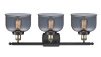 LED Bath Vanity by Innovations - Ballston Urban Collection, Black Antique Brass Finish - 916-3W-BAB-G73-LED