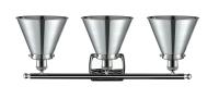 Three Light Bath Vanity by Innovations - Ballston Urban Collection, Polished Chrome Finish - 916-3W-PC-M13-PC