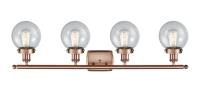 LED Bath Vanity by Innovations - Ballston Urban Collection, Antique Copper Finish - 916-4W-AC-G204-6-LED