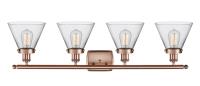 Four Light Bath Vanity by Innovations - Ballston Urban Collection, Antique Copper Finish - 916-4W-AC-G42