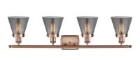 LED Bath Vanity by Innovations - Ballston Urban Collection, Antique Copper Finish - 916-4W-AC-G63-LED