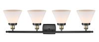 LED Bath Vanity by Innovations - Ballston Urban Collection, Black Antique Brass Finish - 916-4W-BAB-G41-LED