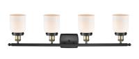 Four Light Bath Vanity by Innovations - Ballston Urban Collection, Black Antique Brass Finish - 916-4W-BAB-G51