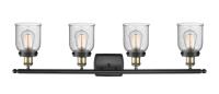 Four Light Bath Vanity by Innovations - Ballston Urban Collection, Black Antique Brass Finish - 916-4W-BAB-G54