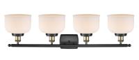 Four Light Bath Vanity by Innovations - Ballston Urban Collection, Black Antique Brass Finish - 916-4W-BAB-G71