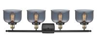 Four Light Bath Vanity by Innovations - Ballston Urban Collection, Black Antique Brass Finish - 916-4W-BAB-G73
