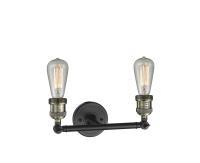 LED Bath Vanity by Innovations - Franklin Restoration Collection, Black Antique Brass Finish - 208-BAB-LED