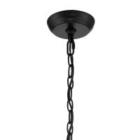 Three Light Chandelier by Crystorama - Rylee Collection, Matte Black Finish - 603-MK