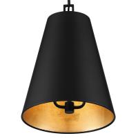 Two Light Chandelier by Crystorama - Alston Collection, Matte Black + Antique Gold Finish - 8685-MK-GA
