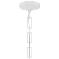 Two Light Chandelier by Crystorama - Alston Collection, Matte White + Antique Gold Finish - 8685-MT-GA