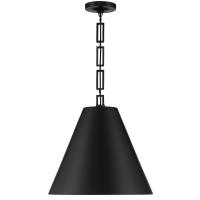Three Light Chandelier by Crystorama - Alston Collection, Matte Black + Antique Gold Finish - 8687-MK-GA