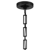 Three Light Chandelier by Crystorama - Alston Collection, Matte Black + Antique Gold Finish - 8687-MK-GA