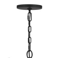 Three Light Pendant by Crystorama - Hulton Collection, Matte Black Finish - 9593-MK