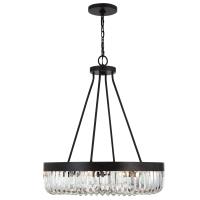 Ten Light Chandelier by Crystorama - Alister Collection, Charcoal Bronze Finish - ALI-B2010-CZ