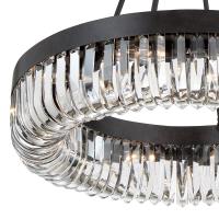 Ten Light Chandelier by Crystorama - Alister Collection, Charcoal Bronze Finish - ALI-B2010-CZ