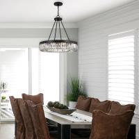 Ten Light Chandelier by Crystorama - Alister Collection, Charcoal Bronze Finish - ALI-B2010-CZ