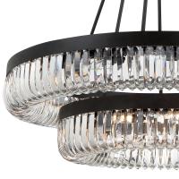 26 Light Chandelier by Crystorama - Alister Collection, Charcoal Bronze Finish - ALI-B2026-CZ