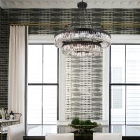 26 Light Chandelier by Crystorama - Alister Collection, Charcoal Bronze Finish - ALI-B2026-CZ
