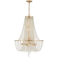 Nine Light Chandelier by Crystorama - Arcadia Collection, Antique Gold Finish - ARC-1917-GA-CL-MWP