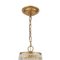 Nine Light Chandelier by Crystorama - Arcadia Collection, Antique Gold Finish - ARC-1917-GA-CL-MWP
