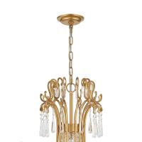15 Light Chandelier by Crystorama - Arcadia Collection, Antique Gold Finish - ARC-1919-GA-CL-MWP