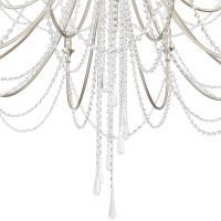 15 Light Chandelier by Crystorama - Arcadia Collection, Antique Silver Finish - ARC-1919-SA-CL-MWP