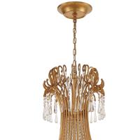 28 Light Chandelier by Crystorama - Arcadia Collection, Antique Gold Finish - ARC-1929-GA-CL-MWP