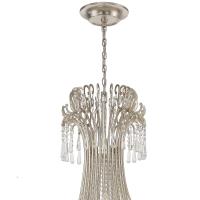 28 Light Chandelier by Crystorama - Arcadia Collection, Antique Silver Finish - ARC-1929-SA-CL-MWP