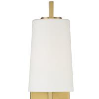 One Light Wall Sconce by Crystorama - Avon Collection, Aged Brass Finish - AVO-B4201-AG