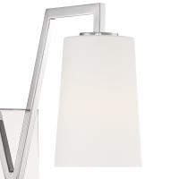 One Light Wall Sconce by Crystorama - Avon Collection, Polished Nickel Finish - AVO-B4201-PN