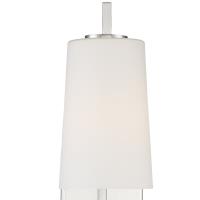 One Light Wall Sconce by Crystorama - Avon Collection, Polished Nickel Finish - AVO-B4201-PN