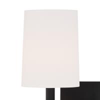 Two Light Wall Sconce by Crystorama - Bromley Collection, Black Forged Finish - BRO-452-BF