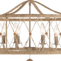 Six Light Chandelier by Crystorama - Brixton Collection, Burnished Silver Finish - BRX-B7906-BS