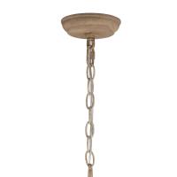 Six Light Chandelier by Crystorama - Brixton Collection, Burnished Silver Finish - BRX-B7906-BS