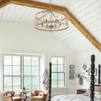 Six Light Chandelier by Crystorama - Brixton Collection, Burnished Silver Finish - BRX-B7906-BS