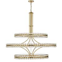 24 Light Chandelier by Crystorama - Clover Collection, Aged Brass Finish - CLO-8000-AG