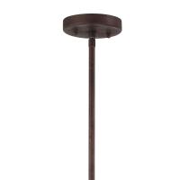 One Light Pendant by Crystorama - Doral Collection, Forged Bronze Finish - DOR-B7700-FB