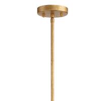 One Light Pendant by Crystorama - Doral Collection, Renaissance Gold Finish - DOR-B7700-RG